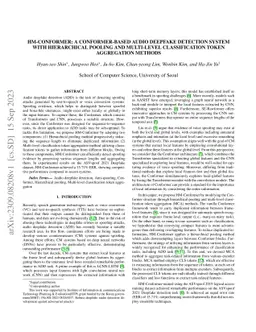 HM-Conformer: A Conformer-based audio deepfake detection system with
  hierarchical pooling and multi-level classification token aggregation methods