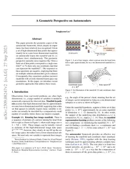 A Geometric Perspective on Autoencoders