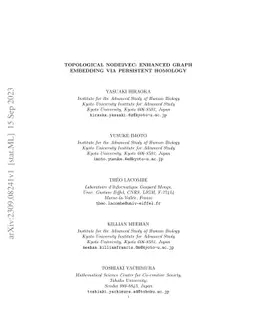 Topological Node2vec: Enhanced Graph Embedding via Persistent Homology