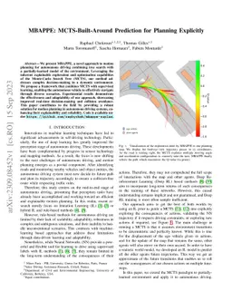 MBAPPE: MCTS-Built-Around Prediction for Planning Explicitly