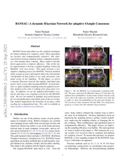 BANSAC: A dynamic BAyesian Network for adaptive SAmple Consensus