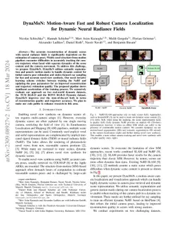 DynaMoN: Motion-Aware Fast and Robust Camera Localization for Dynamic
  Neural Radiance Fields