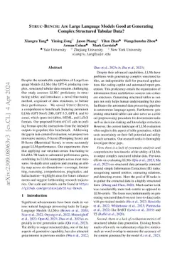 Struc-Bench: Are Large Language Models Really Good at Generating Complex
  Structured Data?