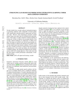 Enhancing GAN-Based Vocoders with Contrastive Learning Under
  Data-limited Condition