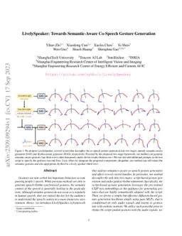 LivelySpeaker: Towards Semantic-Aware Co-Speech Gesture Generation