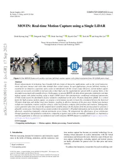 MOVIN: Real-time Motion Capture using a Single LiDAR