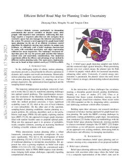 Efficient Belief Road Map for Planning Under Uncertainty