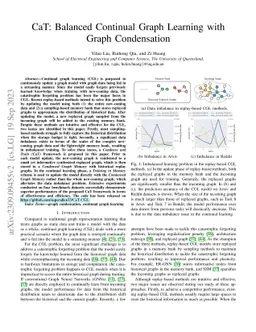 CaT: Balanced Continual Graph Learning with Graph Condensation