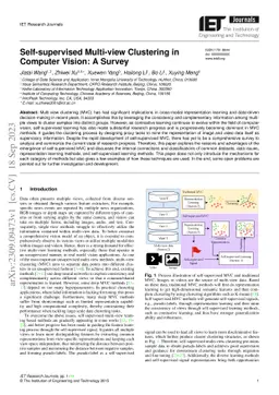 Self-supervised Multi-view Clustering in Computer Vision: A Survey