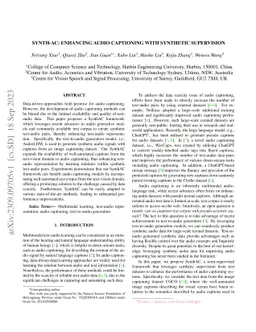 Synth-AC: Enhancing Audio Captioning with Synthetic Supervision
