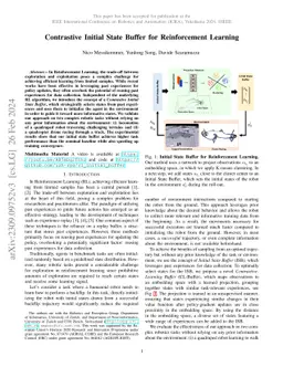 Contrastive Initial State Buffer for Reinforcement Learning