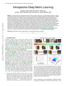 Introspective Deep Metric Learning