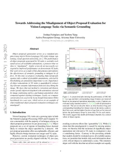 Towards Addressing the Misalignment of Object Proposal Evaluation for
  Vision-Language Tasks via Semantic Grounding