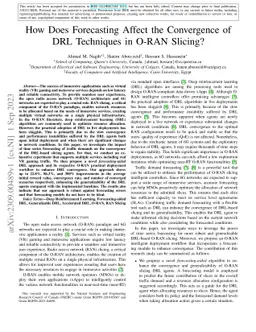 How Does Forecasting Affect the Convergence of DRL Techniques in O-RAN
  Slicing?