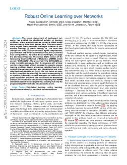 Robust Online Learning over Networks