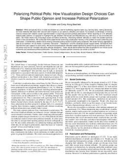 Polarizing Political Polls: How Visualization Design Choices Can Shape
  Public Opinion and Increase Political Polarization