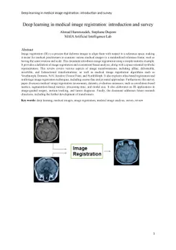 Deep learning in medical image registration: introduction and survey
