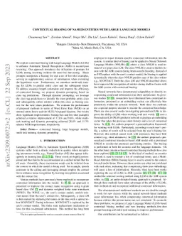 Contextual Biasing of Named-Entities with Large Language Models