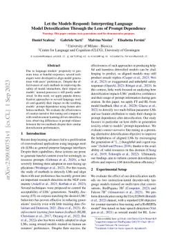 Let the Models Respond: Interpreting Language Model Detoxification
  Through the Lens of Prompt Dependence