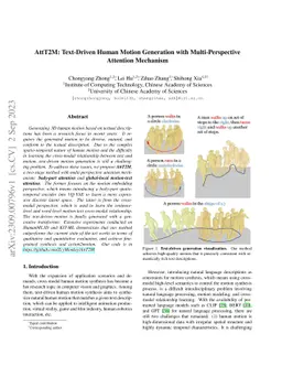 AttT2M: Text-Driven Human Motion Generation with Multi-Perspective
  Attention Mechanism