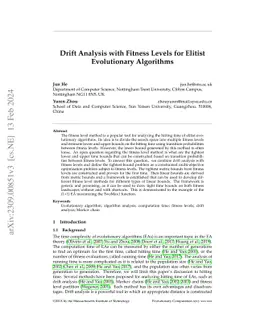 Drift Analysis with Fitness Levels for Elitist Evolutionary Algorithms
