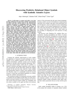 Discovering Predictive Relational Object Symbols with Symbolic Attentive
  Layers