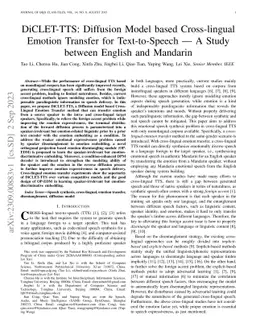 DiCLET-TTS: Diffusion Model based Cross-lingual Emotion Transfer for
  Text-to-Speech -- A Study between English and Mandarin