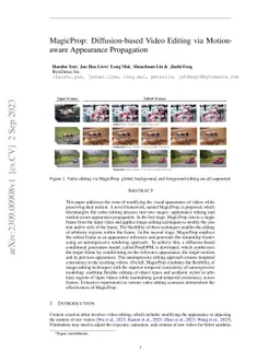 MagicProp: Diffusion-based Video Editing via Motion-aware Appearance
  Propagation
