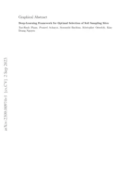 Deep-Learning Framework for Optimal Selection of Soil Sampling Sites