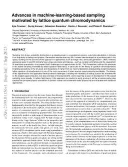 Advances in machine-learning-based sampling motivated by lattice quantum
  chromodynamics