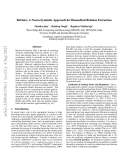 ReOnto: A Neuro-Symbolic Approach for Biomedical Relation Extraction