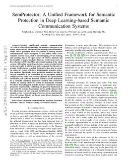 SemProtector: A Unified Framework for Semantic Protection in Deep
  Learning-based Semantic Communication Systems