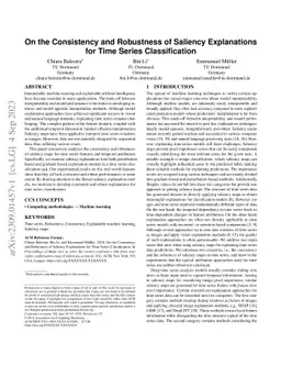 On the Consistency and Robustness of Saliency Explanations for Time
  Series Classification