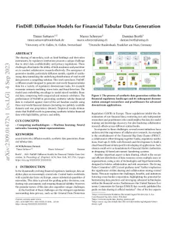 FinDiff: Diffusion Models for Financial Tabular Data Generation
