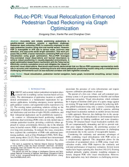 ReLoc-PDR: Visual Relocalization Enhanced Pedestrian Dead Reckoning via
  Graph Optimization