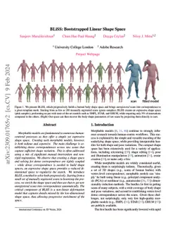 BLiSS: Bootstrapped Linear Shape Space