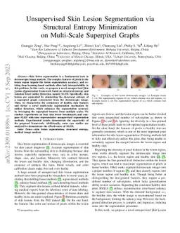 Unsupervised Skin Lesion Segmentation via Structural Entropy
  Minimization on Multi-Scale Superpixel Graphs