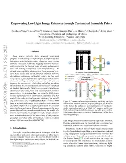 Empowering Low-Light Image Enhancer through Customized Learnable Priors