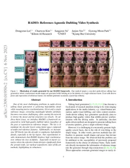 RADIO: Reference-Agnostic Dubbing Video Synthesis