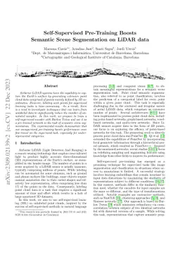 Self-Supervised Pre-Training Boosts Semantic Scene Segmentation on LiDAR
  Data