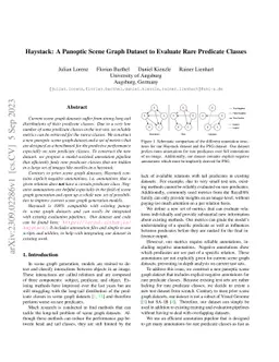 Haystack: A Panoptic Scene Graph Dataset to Evaluate Rare Predicate
  Classes