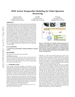 ATM: Action Temporality Modeling for Video Question Answering