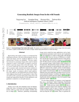 Generating Realistic Images from In-the-wild Sounds