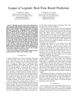 League of Legends: Real-Time Result Prediction