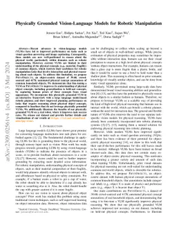 Physically Grounded Vision-Language Models for Robotic Manipulation