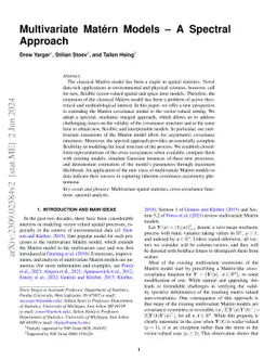 Multivariate Matérn Models -- A Spectral Approach