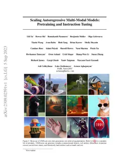 Scaling Autoregressive Multi-Modal Models: Pretraining and Instruction
  Tuning