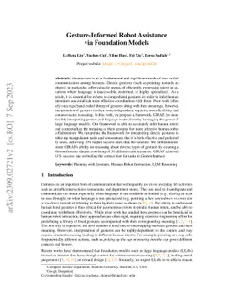 Gesture-Informed Robot Assistance via Foundation Models