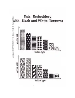 Data Embroidery with Black-and-White Textures