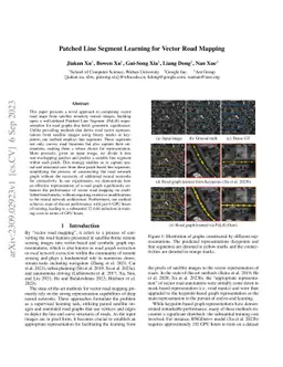 Patched Line Segment Learning for Vector Road Mapping